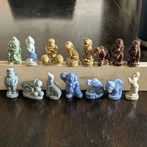 Vintage Red Rose Tea Wade Whimsy Figurines